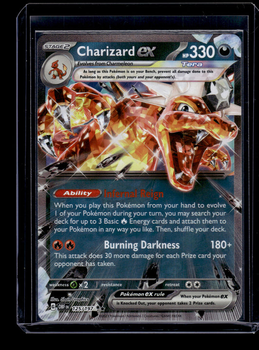 Charizard ex - SV03: Obsidian Flames #125/197 Holofoil Double Rare Raw