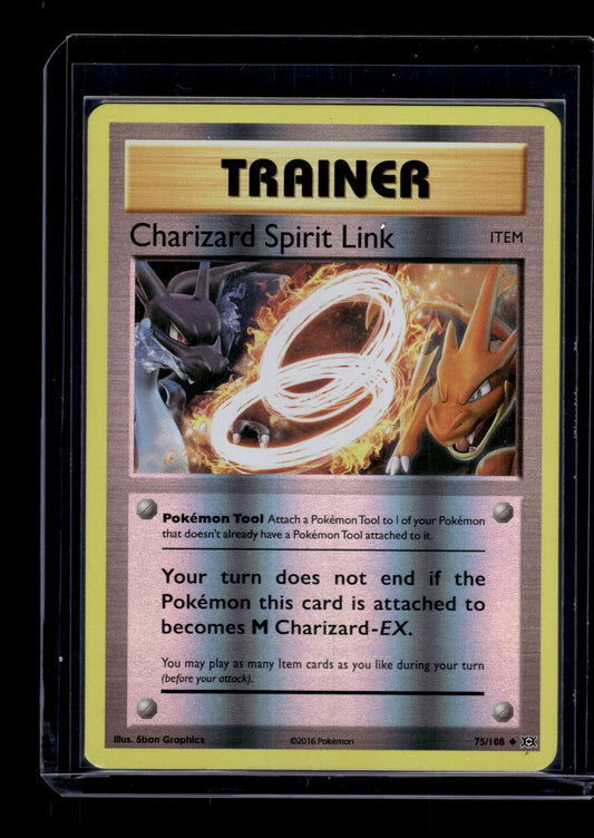 Charizard Spirit Link - XY - Evolutions #75/108 Holofoil Uncommon Raw