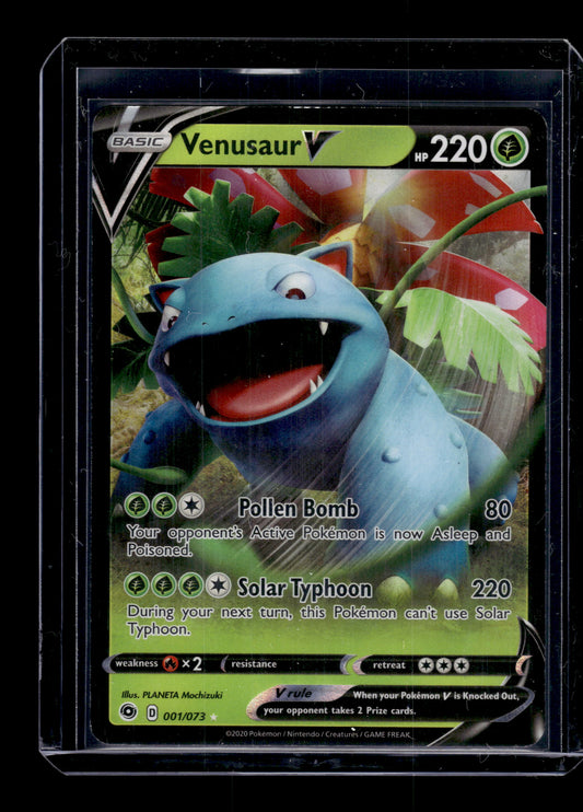 Venusaur V - Champion's Path #01/73 Holofoil Ultra Rare Raw Pokemon TCG