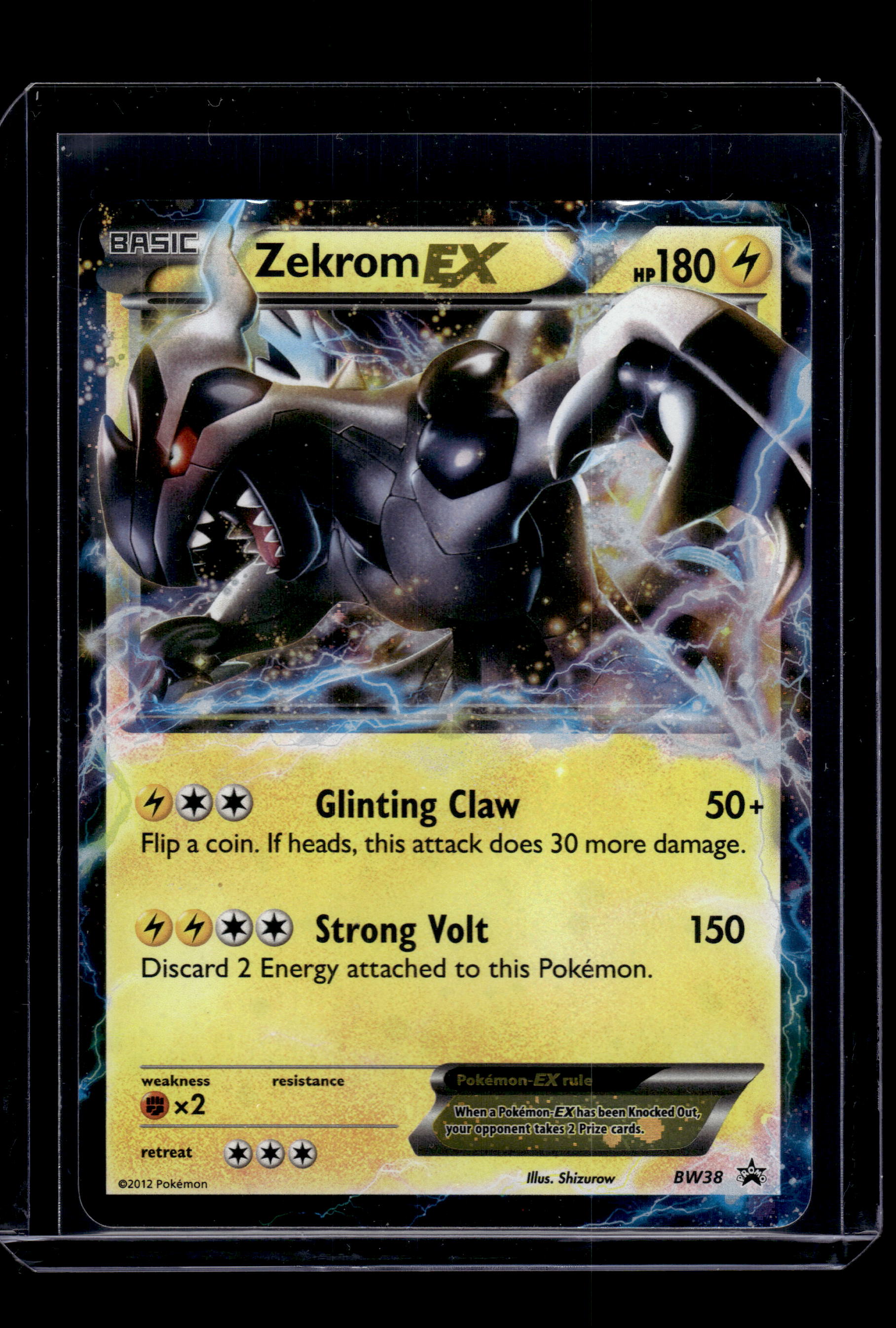 Zekrom EX - Black and White Promos #BW38 Holofoil Promo Raw Pokemon TCG