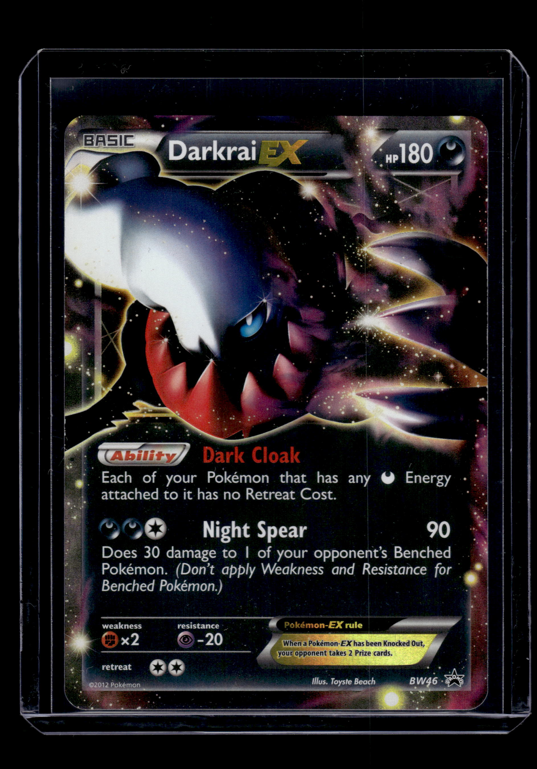 Darkrai EX - Black and White Promos #BW46 Holofoil Promo Raw Pokemon TCG