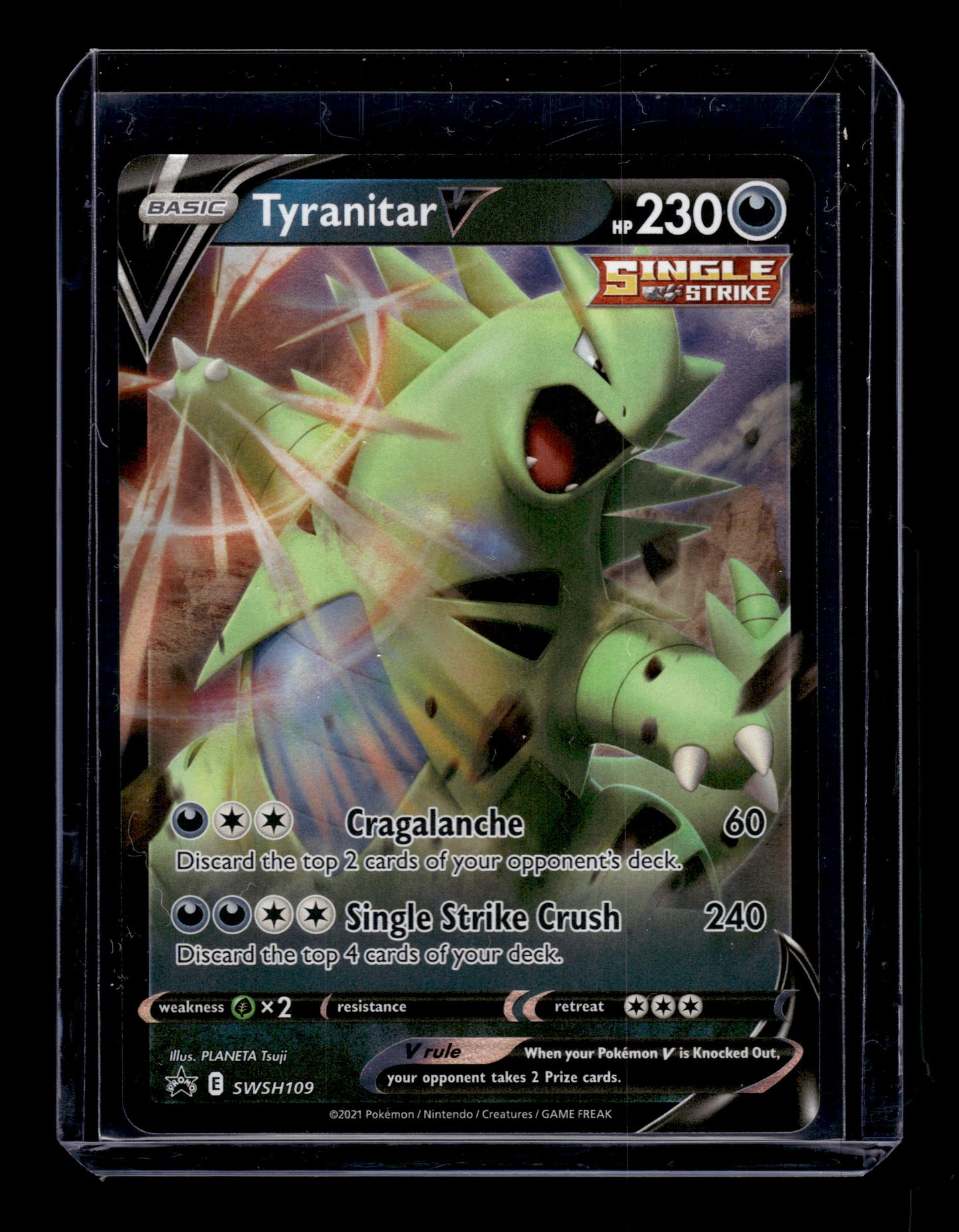 Tyranitar V - SWSH: Sword & Shield Promo Cards #SWSH109 Holofoil Promo Raw