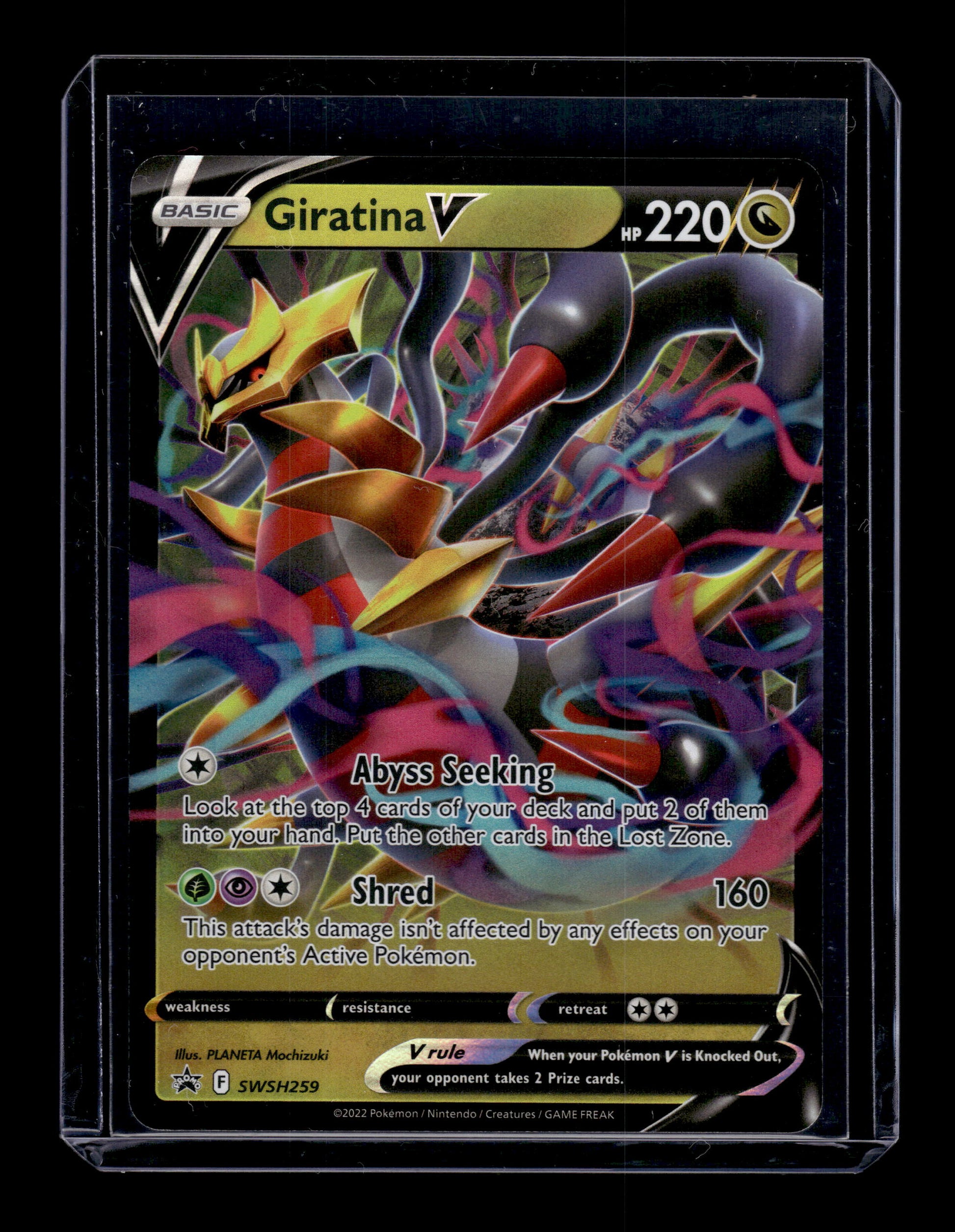 Giratina V - SWSH: Sword & Shield Promo Cards #SWSH259 Holofoil Promo Raw