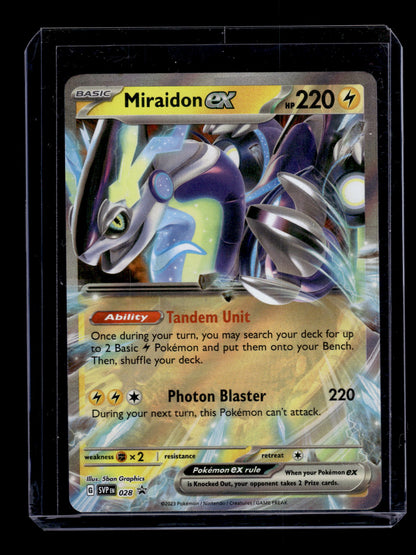 Miraidon ex - SV: Scarlet & Violet Promo Cards #028 Holofoil Promo Raw