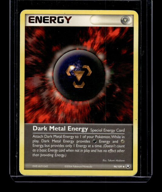 Dark Metal Energy - Team Rocket Returns #94/109 Uncommon Raw Pokemon TCG