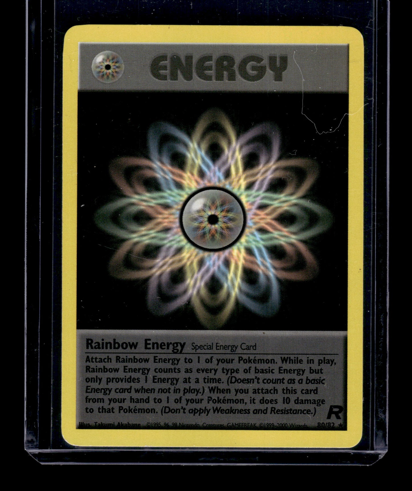 Rainbow Energy (80) - Team Rocket #80/82 Rare Raw Pokemon TCG