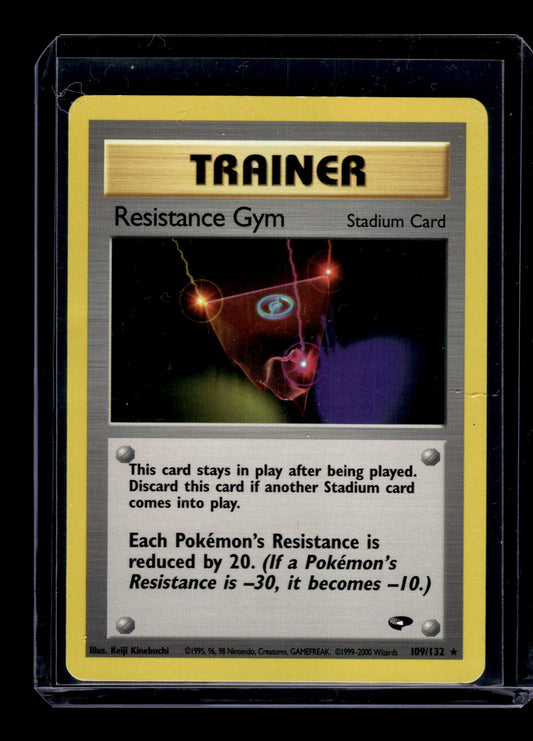 Resistance Gym - Gym Challenge #109/132 Rare Raw Pokemon TCG