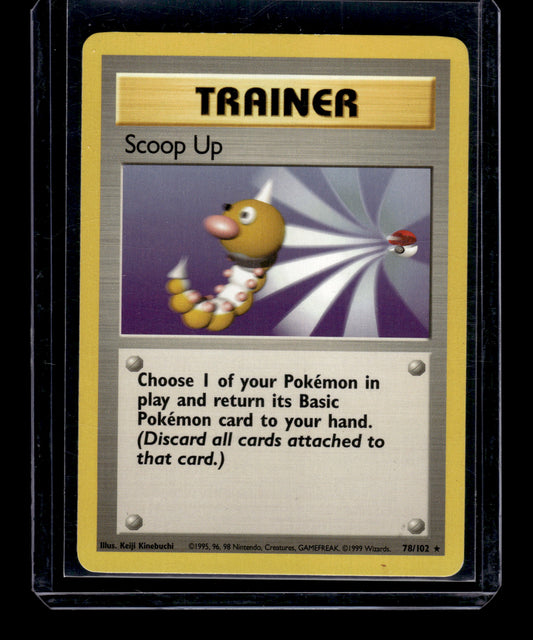 Scoop Up - Base Set #078/102 Rare Raw Pokemon TCG