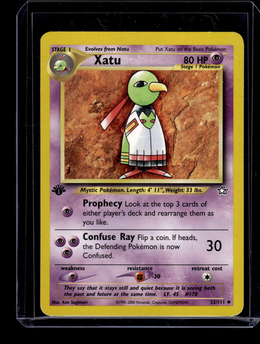 Xatu - Neo Genesis #052/111 1st Edition Uncommon Raw Pokemon TCG