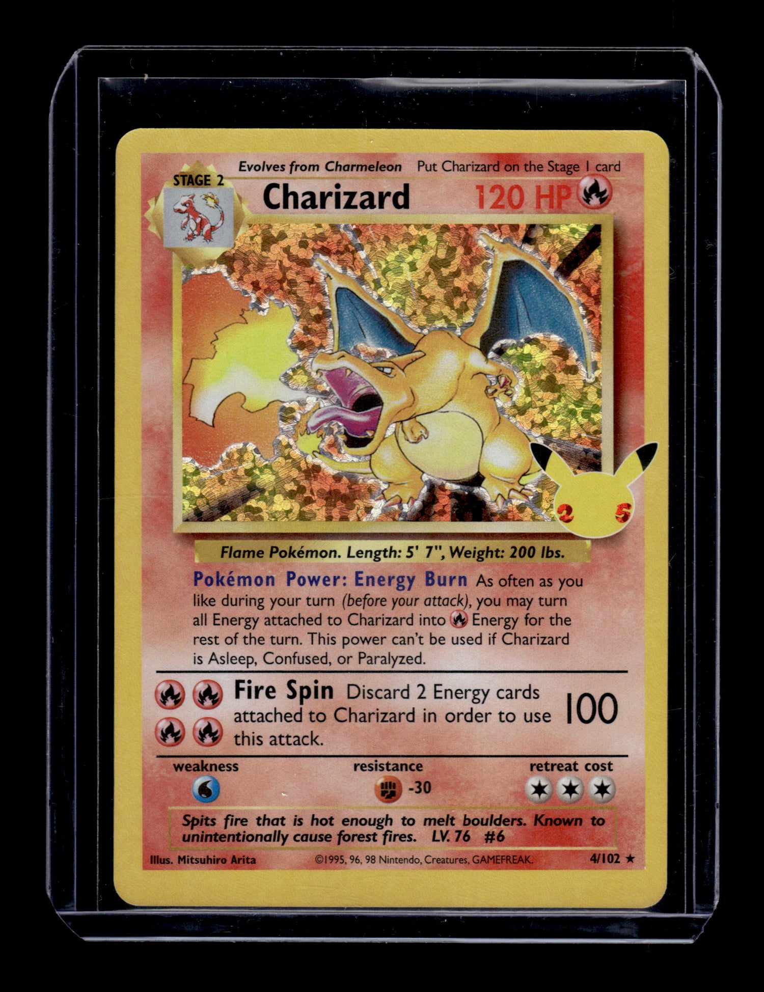 Charizard - Celebrations: Classic Collection #4/102 Classic Collection Raw
