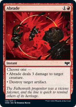 Abrade (Innistrad: Crimson Vow - #139)