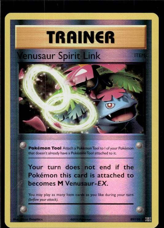 Venusaur Spirit Link - XY - Evolutions #89/108 Reverse Holofoil Uncommon Raw