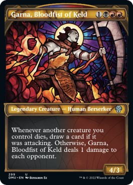 Garna, Bloodfist of Keld (Showcase) (Dominaria United - #299)