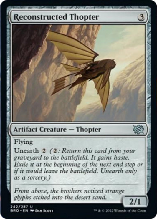 Reconstructed Thopter (The Brothers' War - #242)