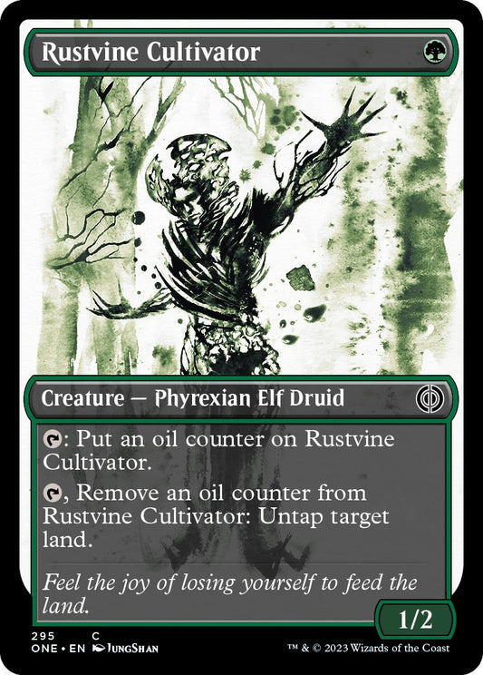Rustvine Cultivator (Showcase) (Phyrexia: All Will Be One - #295)