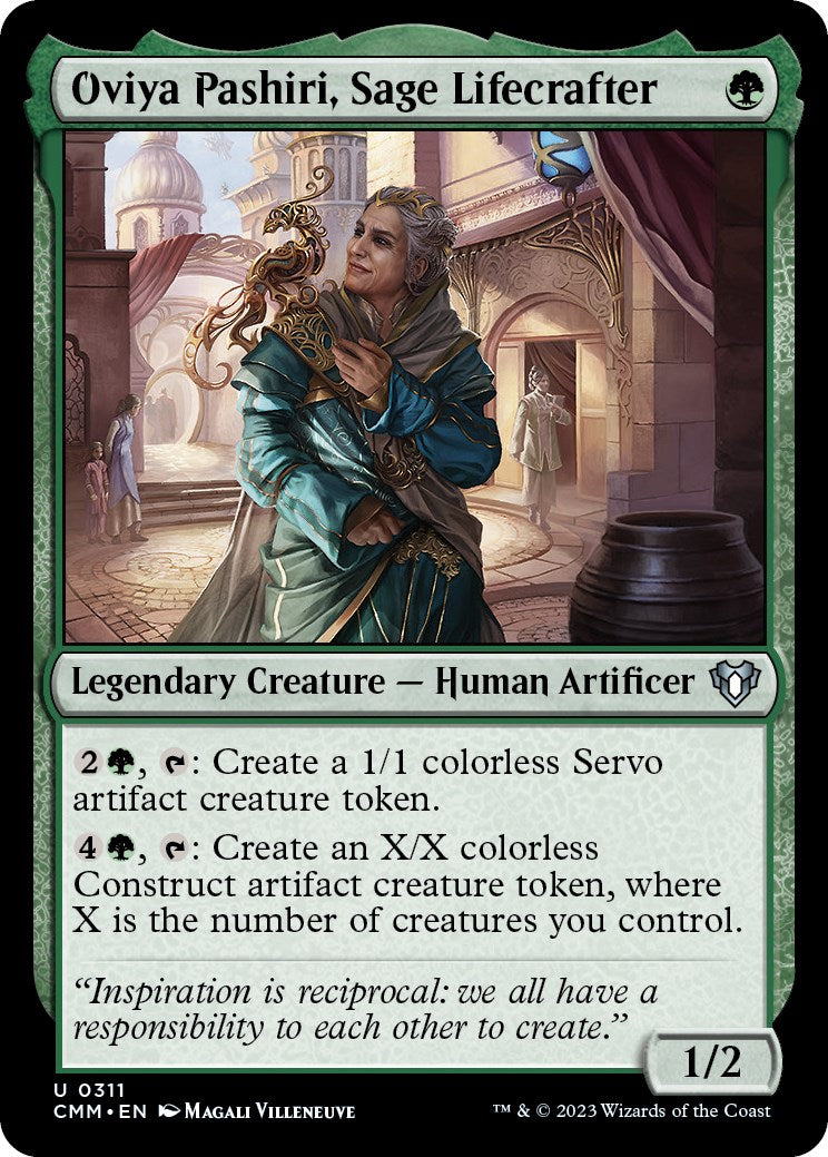 Oviya Pashiri, Sage Lifecrafter (Commander Masters - #311)