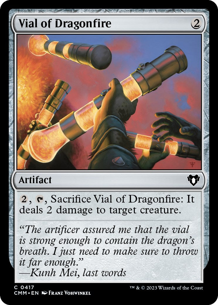Vial of Dragonfire (Commander Masters - #417)