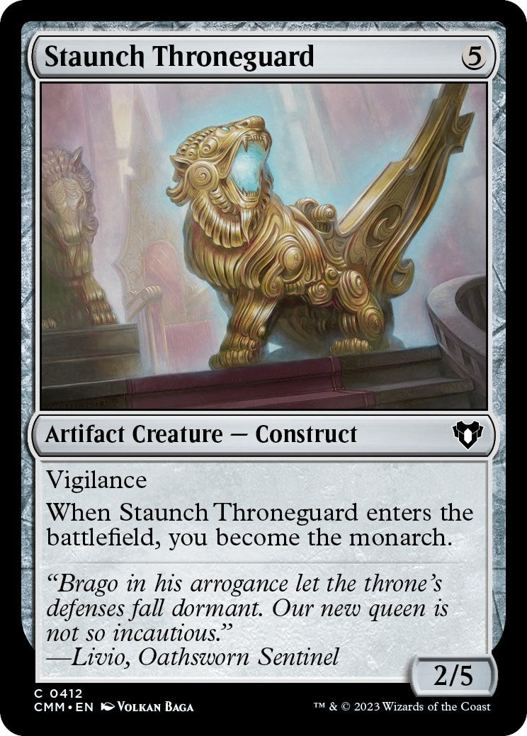 Staunch Throneguard (Commander Masters - #412)