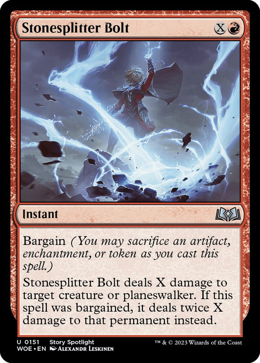 Stonesplitter Bolt (Wilds of Eldraine - #151)
