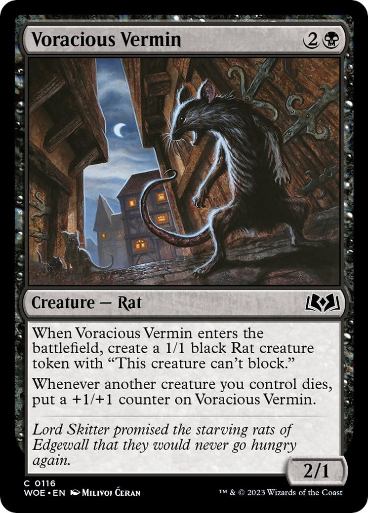 Voracious Vermin (Wilds of Eldraine - #116)
