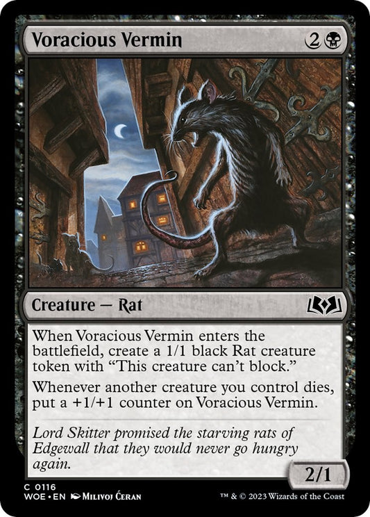 Voracious Vermin (Wilds of Eldraine - #116)