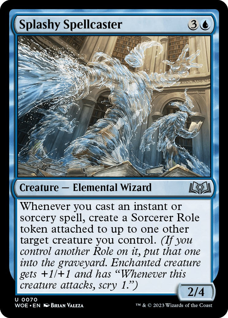Splashy Spellcaster (Wilds of Eldraine - #70)