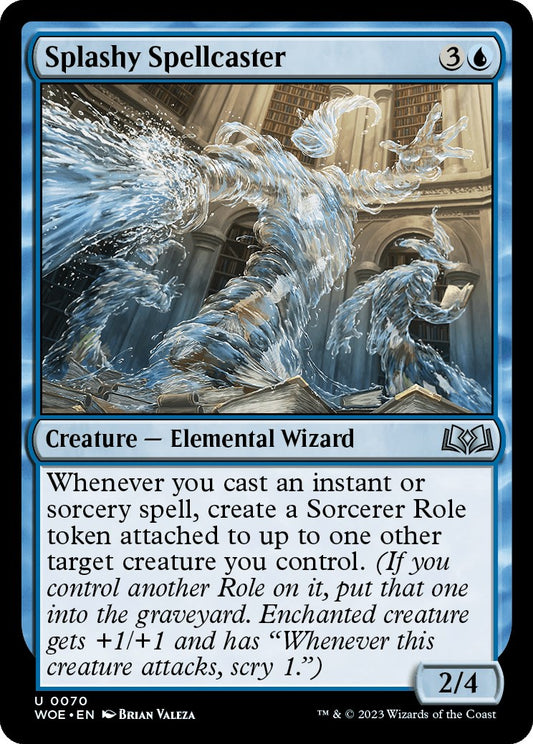 Splashy Spellcaster (Wilds of Eldraine - #70)