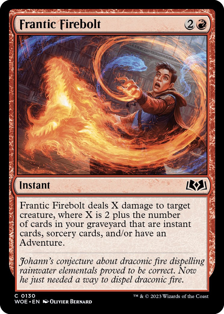 Frantic Firebolt (Wilds of Eldraine - #130)