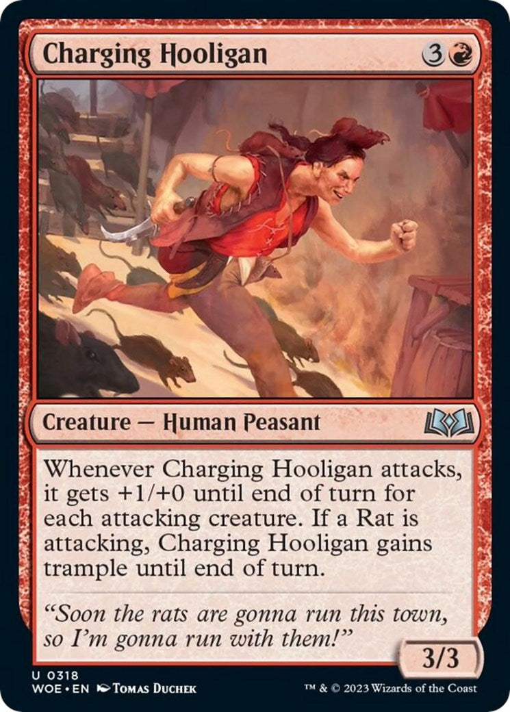 Charging Hooligan (Wilds of Eldraine - #318)