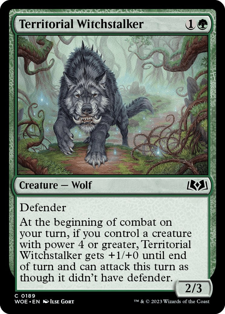 Territorial Witchstalker (Wilds of Eldraine - #189)