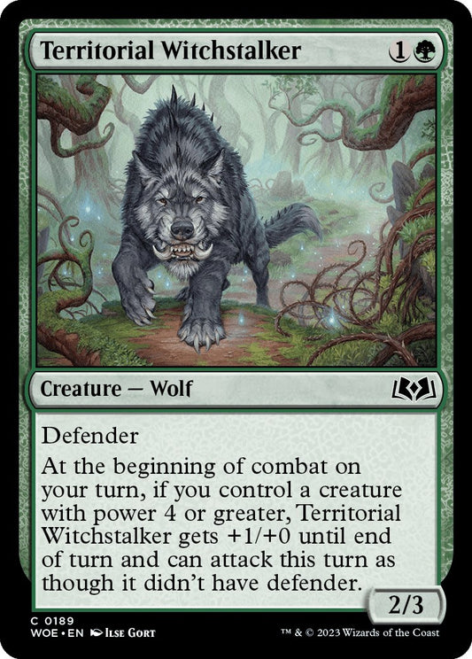Territorial Witchstalker (Wilds of Eldraine - #189)