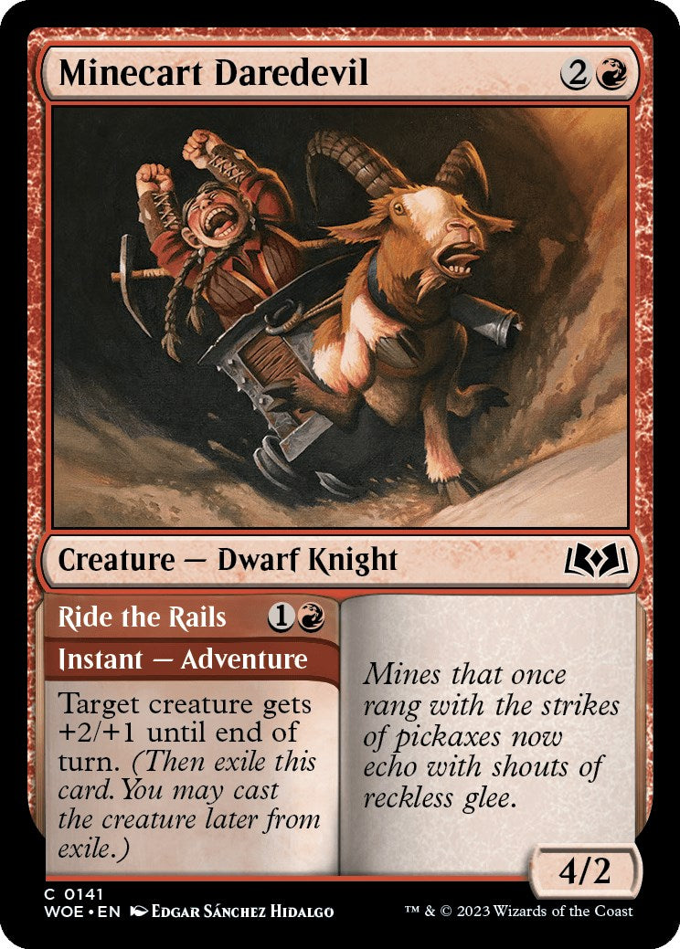Minecart Daredevil (Wilds of Eldraine - #141)