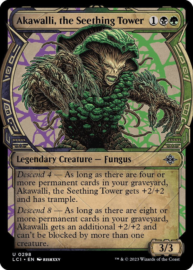 Akawalli, the Seething Tower (Showcase) (The Lost Caverns of Ixalan - #298)