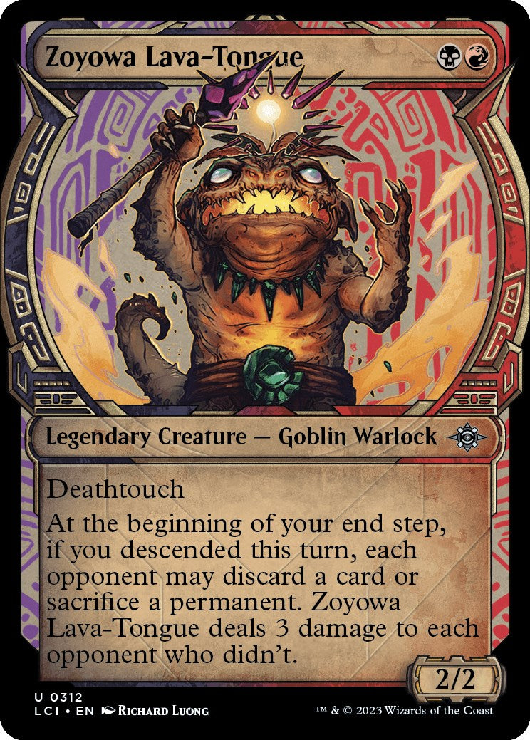 Zoyowa Lava-Tongue (Showcase) (The Lost Caverns of Ixalan - #312)