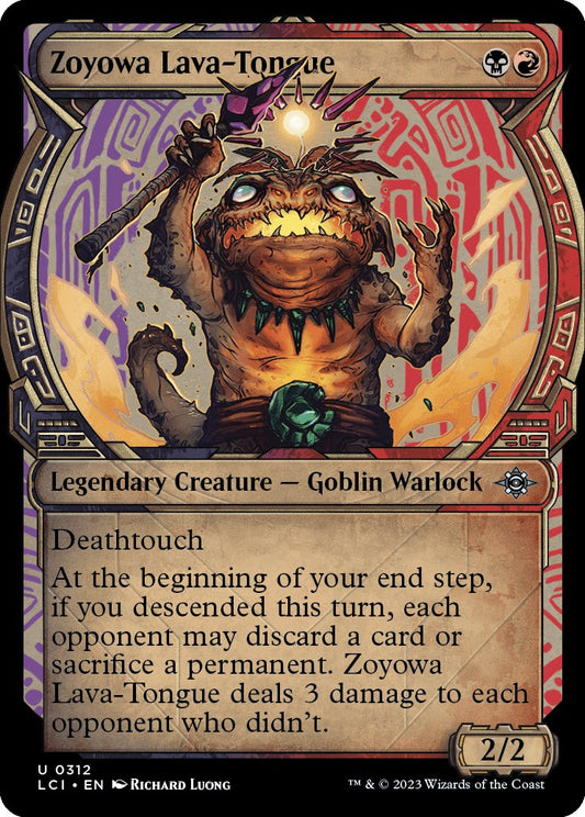 Zoyowa Lava-Tongue (Showcase) (The Lost Caverns of Ixalan - #312)