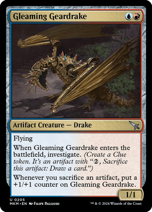 Gleaming Geardrake (Murders at Karlov Manor - #205)