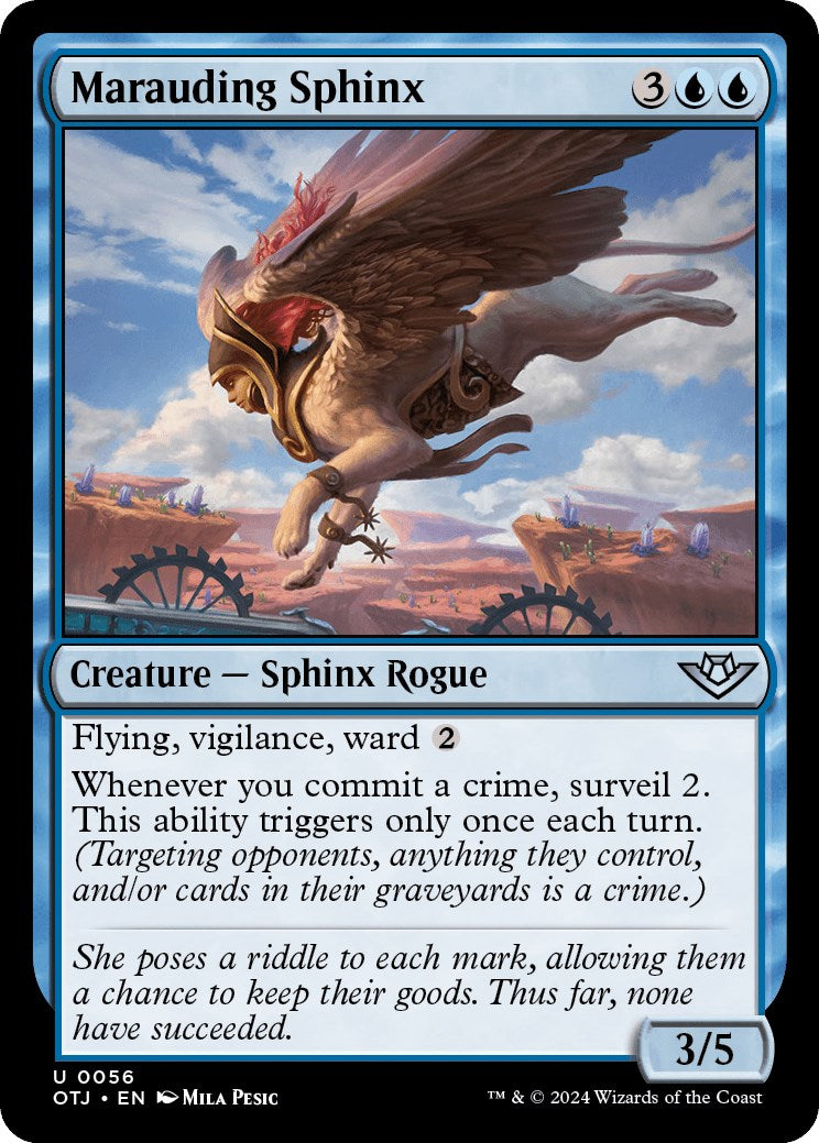 Marauding Sphinx (Outlaws of Thunder Junction - #56)