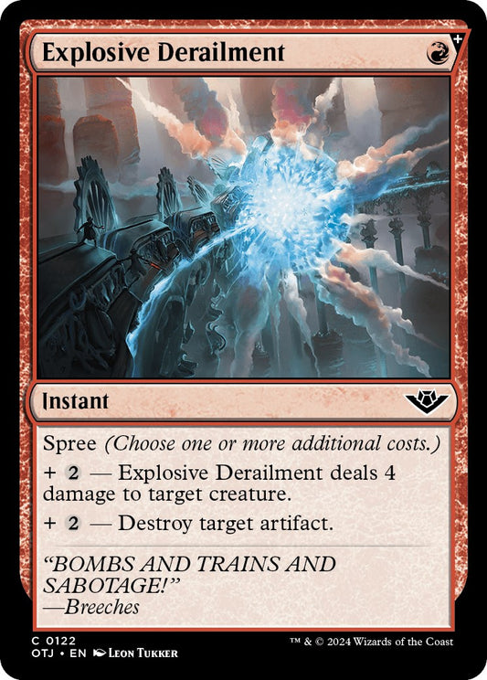 Explosive Derailment (Outlaws of Thunder Junction - #122)