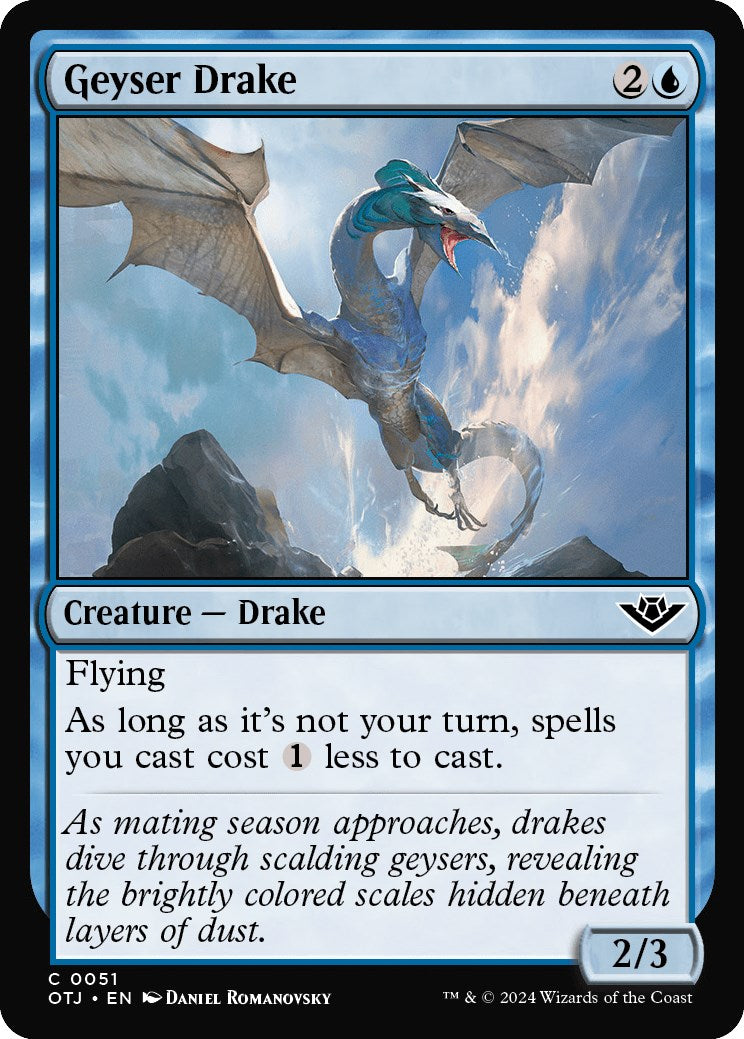 Geyser Drake (Outlaws of Thunder Junction - #51)
