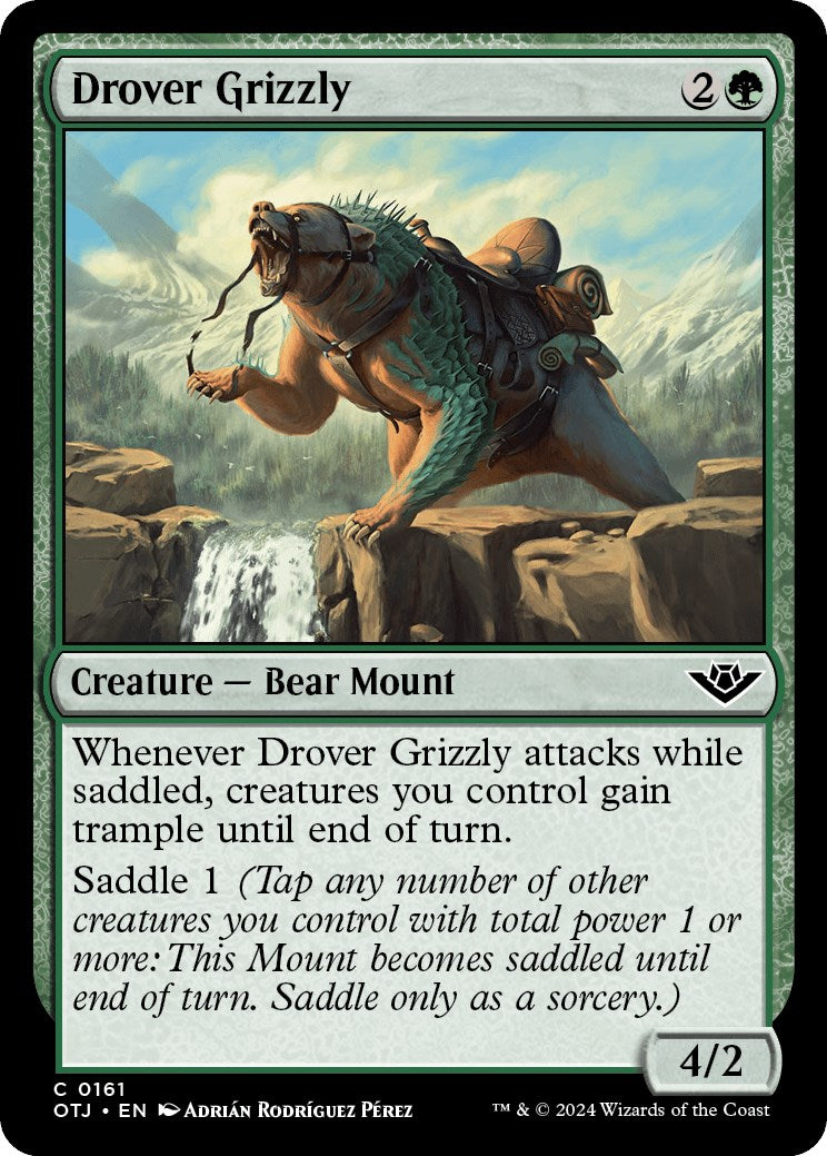 Drover Grizzly (Outlaws of Thunder Junction - #161)