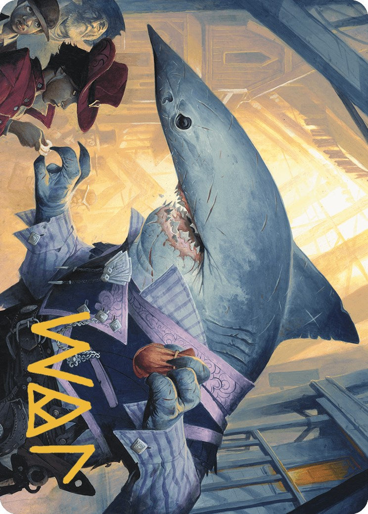 Loan Shark Art Card (Gold-Stamped Signature)