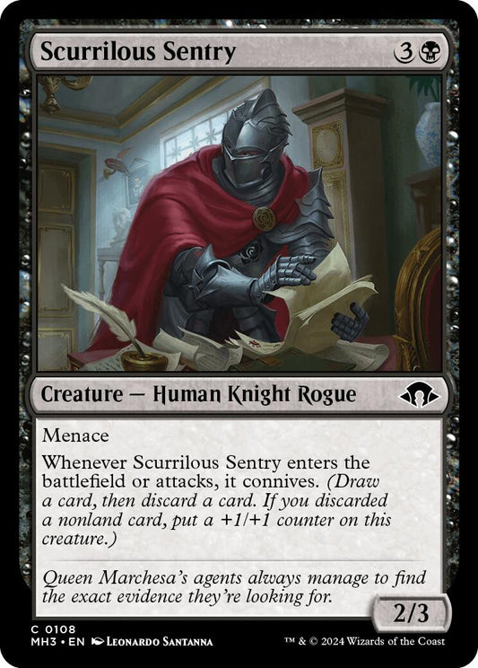 Scurrilous Sentry (Modern Horizons 3 - #108)