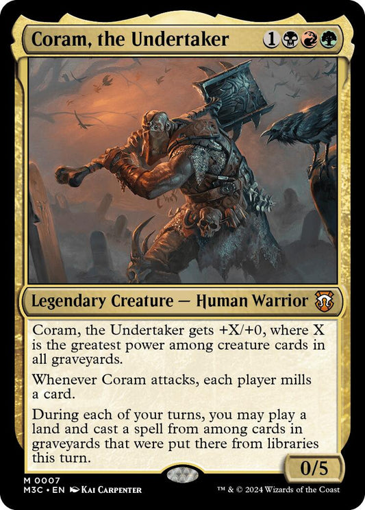 Coram, the Undertaker (Commander: Modern Horizons 3 - #7)