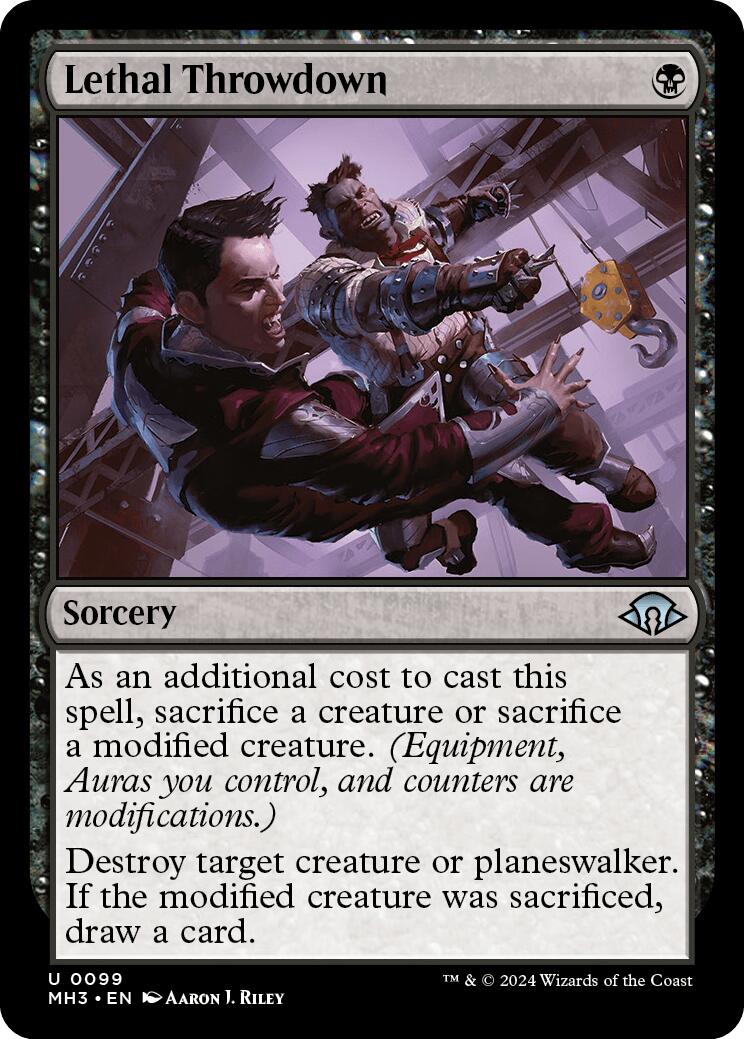 Lethal Throwdown (Modern Horizons 3 - #99)