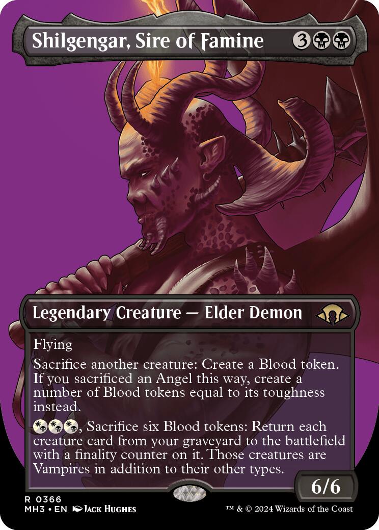 Shilgengar, Sire of Famine (Borderless) (Modern Horizons 3 - #366)