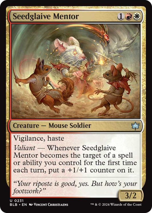 Seedglaive Mentor (Bloomburrow - #231)