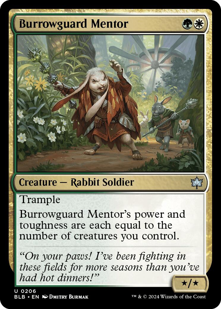 Burrowguard Mentor (Bloomburrow - #206)