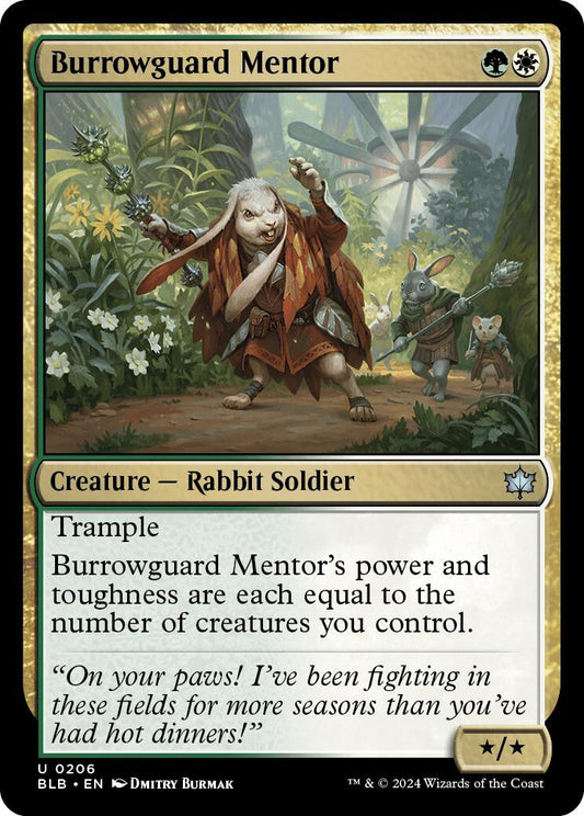 Burrowguard Mentor (Bloomburrow - #206)