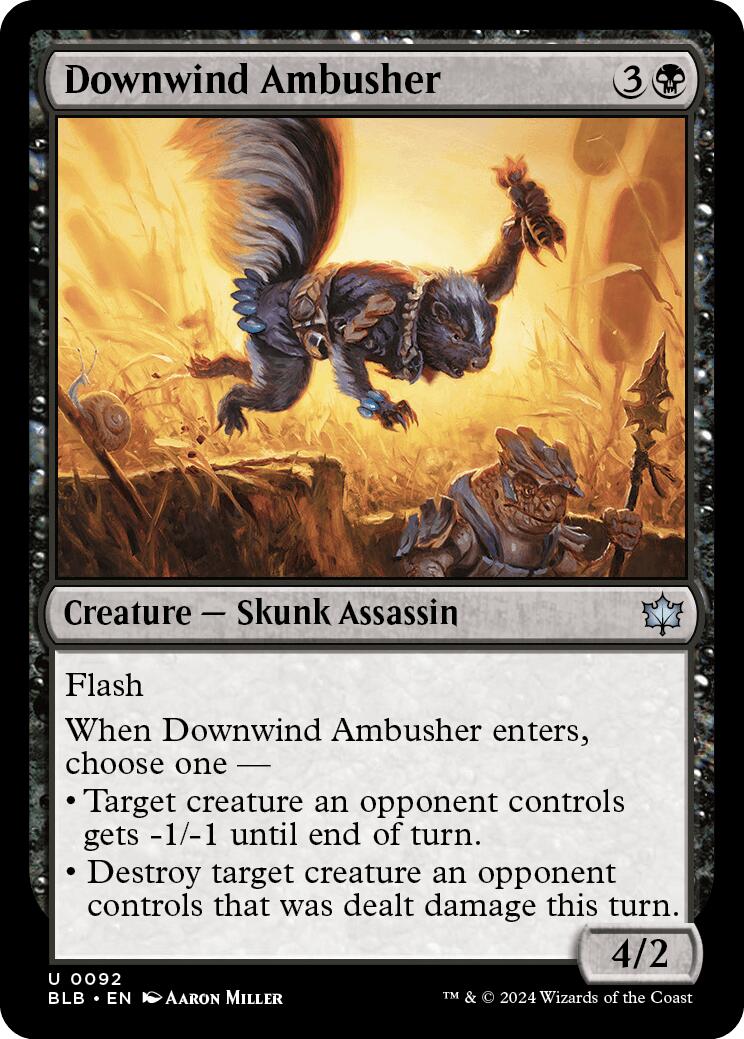 Downwind Ambusher (Bloomburrow - #92)