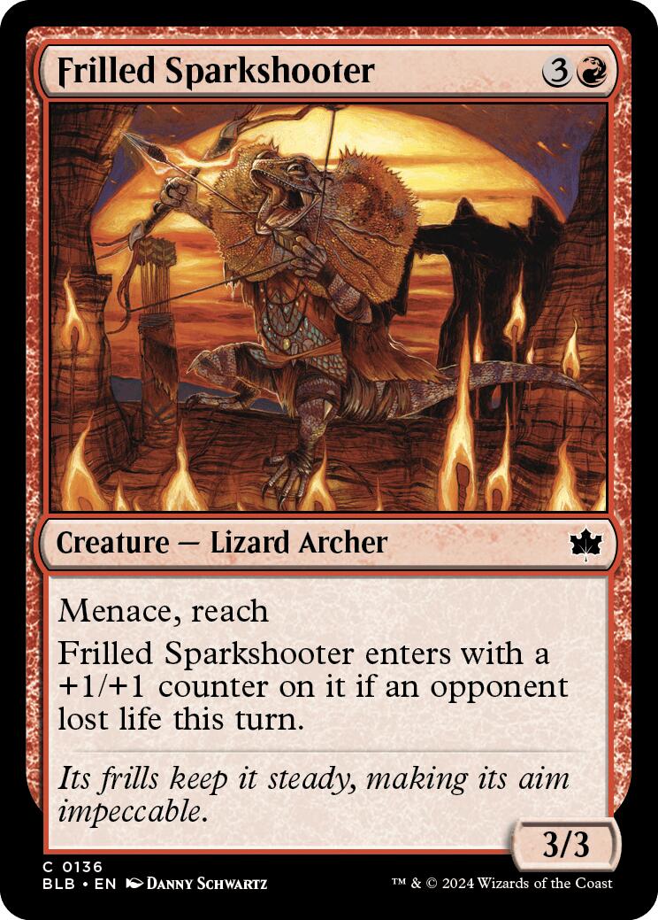 Frilled Sparkshooter (Bloomburrow - #136)